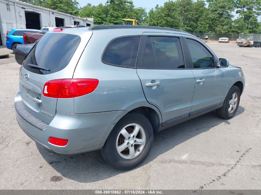 2008 Hyundai Santa Fe Gls VIN: 5NMSG13D08H152400 Lot: 39810862