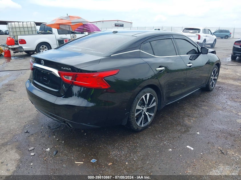VIN 1N4AA6AP6JC393461 2018 NISSAN MAXIMA 3.5 PLATINUM