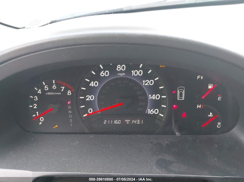 2009 Honda Odyssey Ex VIN: 5FNRL38429B032423 Lot: 39810880