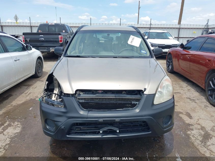 2005 Honda Cr-V Lx VIN: JHLRD68555C015665 Lot: 39810881