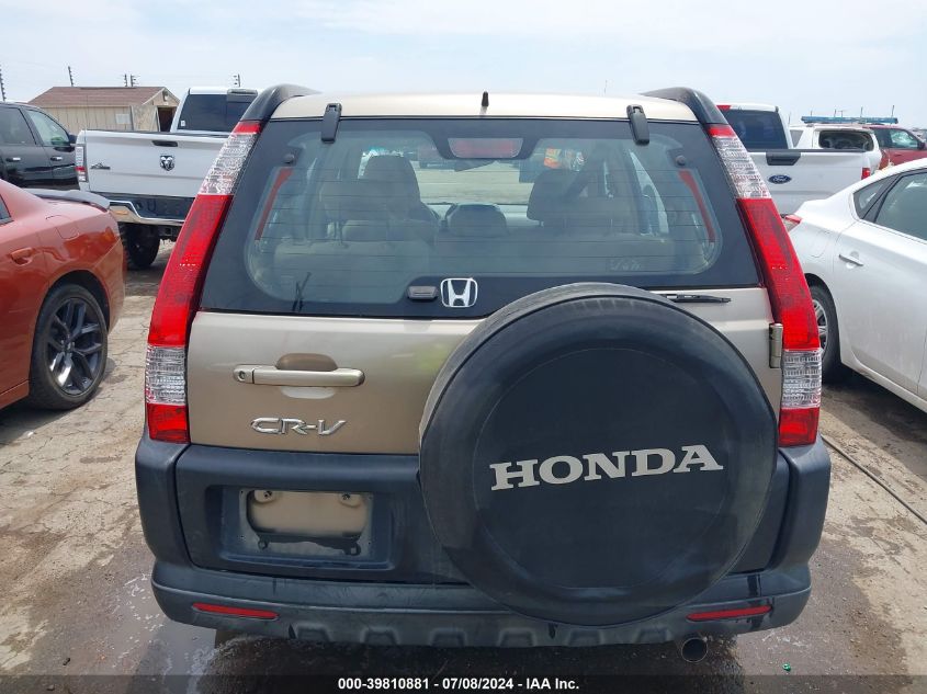 2005 Honda Cr-V Lx VIN: JHLRD68555C015665 Lot: 39810881
