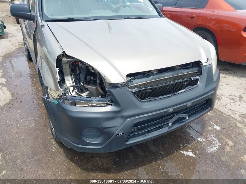 2005 Honda Cr-V Lx VIN: JHLRD68555C015665 Lot: 39810881