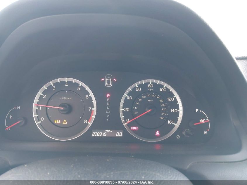 2010 Honda Accord 2.4 Ex-L VIN: 1HGCP2F84AA050222 Lot: 39810895