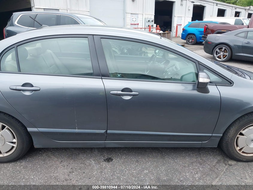 2009 Honda Civic Hybrid Hybrid VIN: JHMFA36269S013871 Lot: 39810944