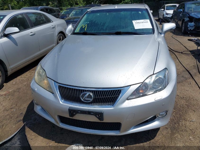 2010 Lexus Is 250C 250 VIN: JTHFF2C25A2508017 Lot: 39810945