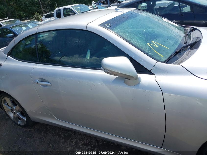 2010 Lexus Is 250C 250 VIN: JTHFF2C25A2508017 Lot: 39810945