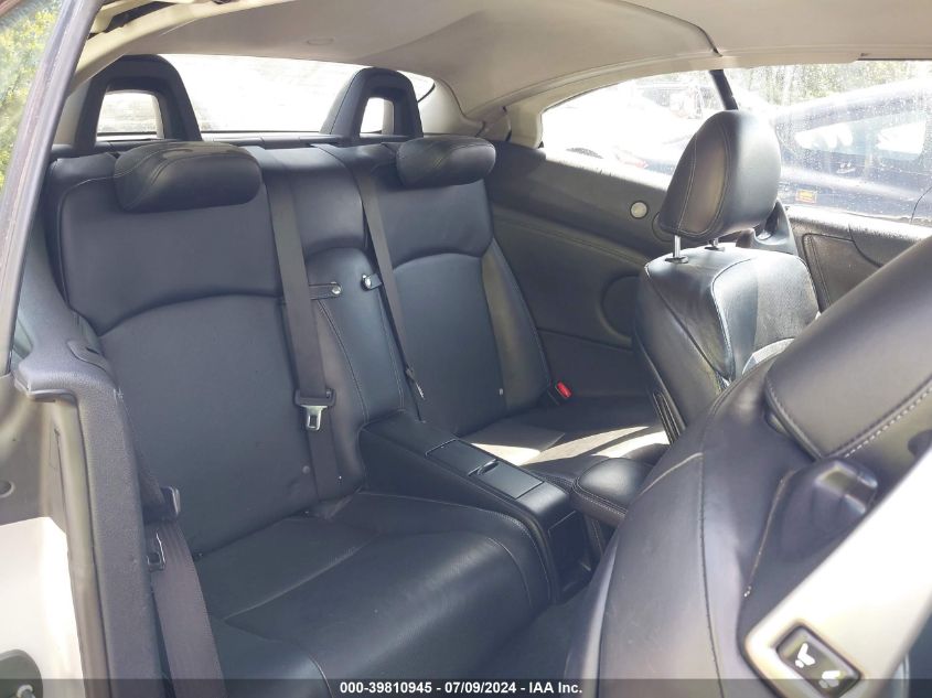 2010 Lexus Is 250C 250 VIN: JTHFF2C25A2508017 Lot: 39810945