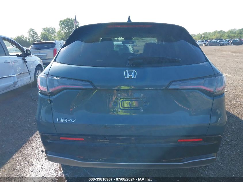 2024 Honda Hr-V Awd Ex-L/Awd Ex-L W/O Bsi VIN: 3CZRZ2H75RM738634 Lot: 39810967