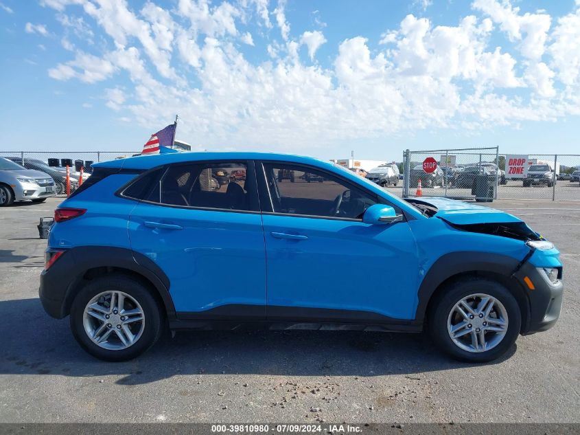 2022 Hyundai Kona Se VIN: KM8K22AB6NU785750 Lot: 39810980