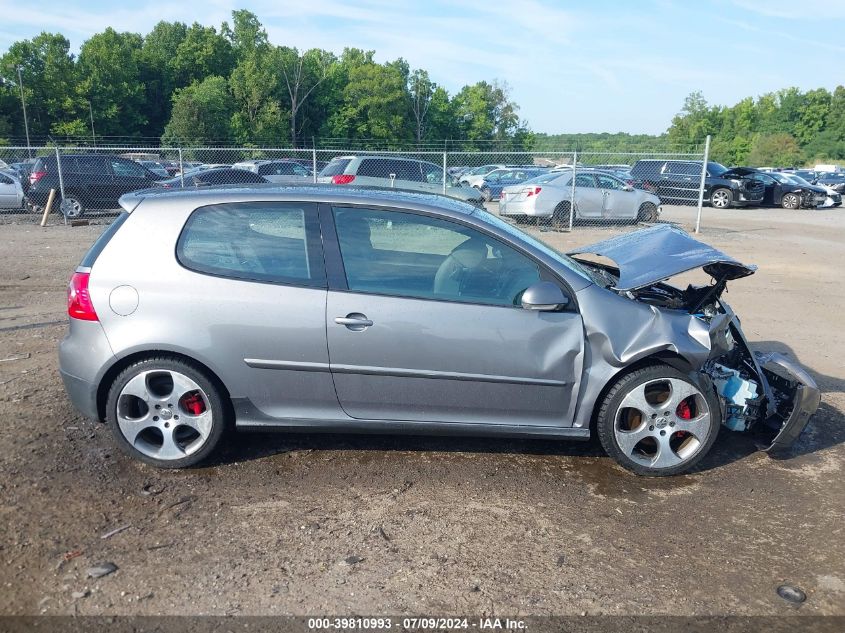 2009 Volkswagen Gti VIN: WVWFV71K99W127117 Lot: 39810993