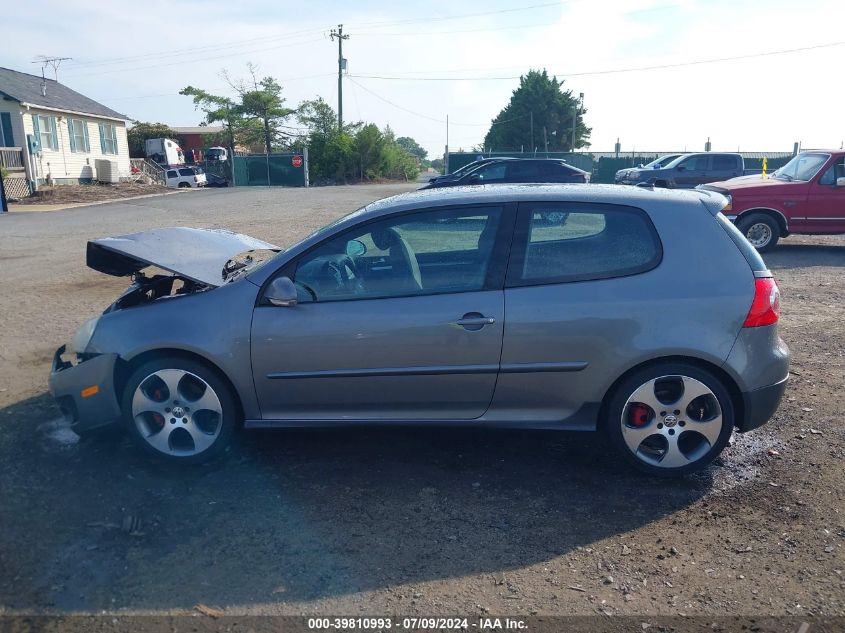 2009 Volkswagen Gti VIN: WVWFV71K99W127117 Lot: 39810993