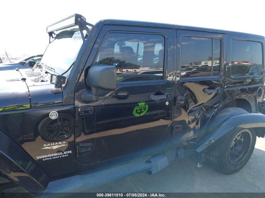 2013 Jeep Wrangler Unlimited Sahara VIN: 1C4HJWEG2DL671232 Lot: 39811010