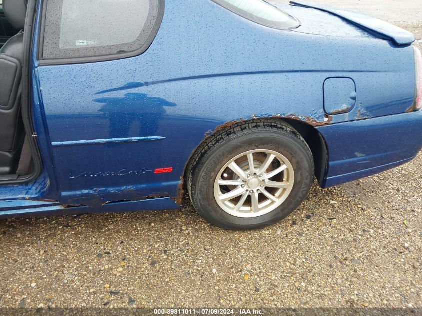 2003 Chevrolet Monte Carlo Ss VIN: 2G1WX15K539302523 Lot: 39811011