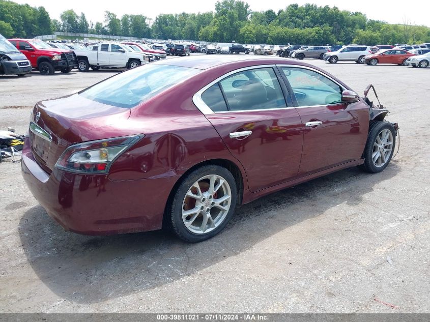 2013 Nissan Maxima 3.5 Sv VIN: 1N4AA5AP1DC833360 Lot: 39811021