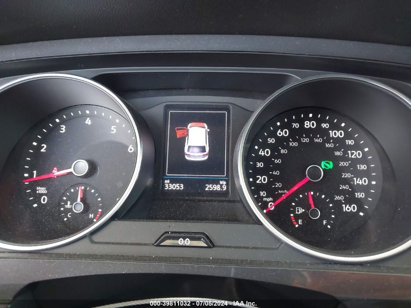 2021 Volkswagen Tiguan 2.0T S VIN: 3VV1B7AX3MM056165 Lot: 39811032