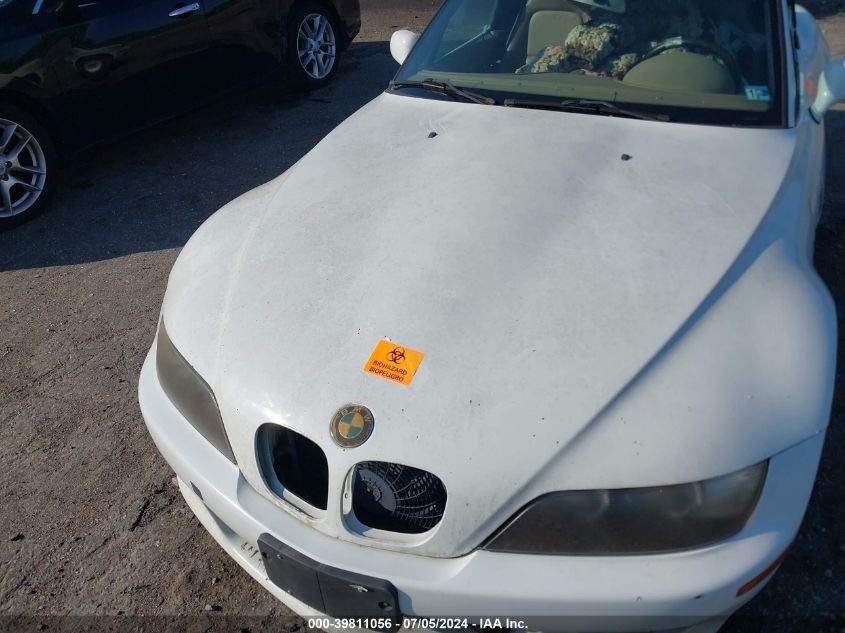 2000 BMW Z3 2.3 VIN: 4USCH9343YLF83504 Lot: 39811056