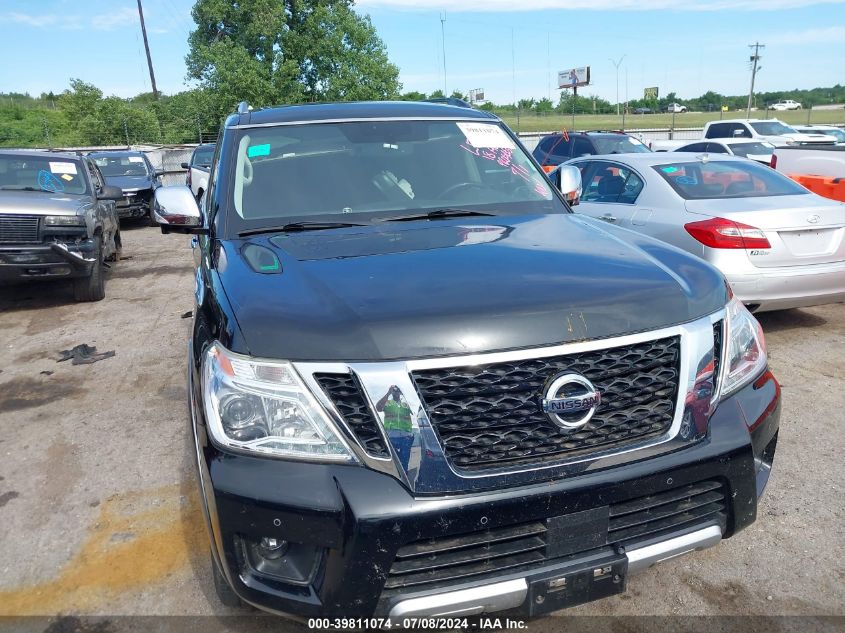 2018 Nissan Armada Sl VIN: JN8AY2ND7J9057804 Lot: 39811074