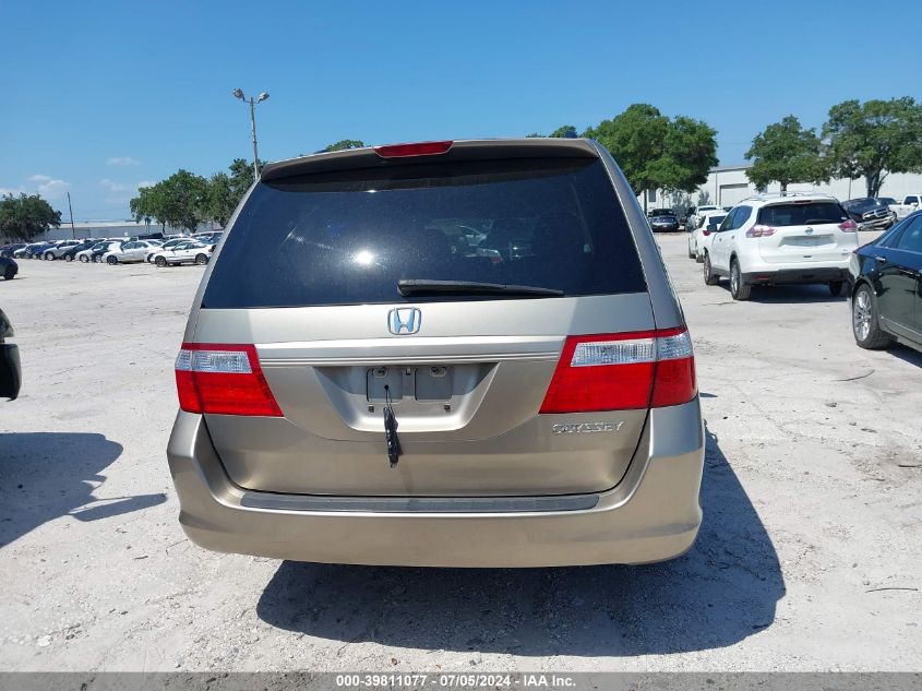 2005 Honda Odyssey Ex VIN: 5FNRL38465B422631 Lot: 39811077