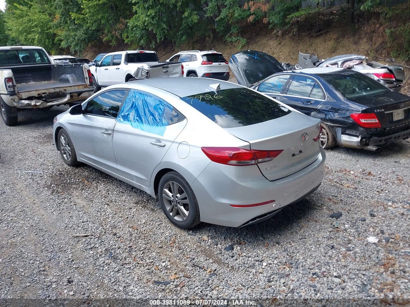 VIN 5NPD84LF5JH387926 2018 HYUNDAI ELANTRA SEL/VALUE/LIMITED