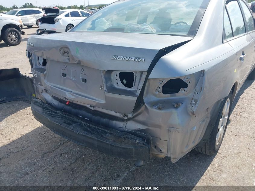 2008 Hyundai Sonata Gls VIN: 5NPET46C08H380705 Lot: 39811093