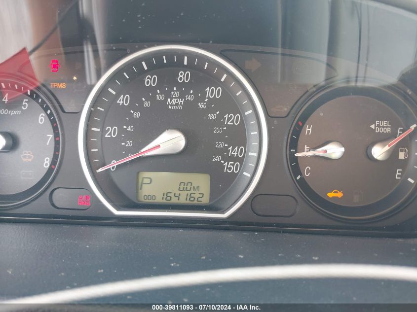 2008 Hyundai Sonata Gls VIN: 5NPET46C08H380705 Lot: 39811093