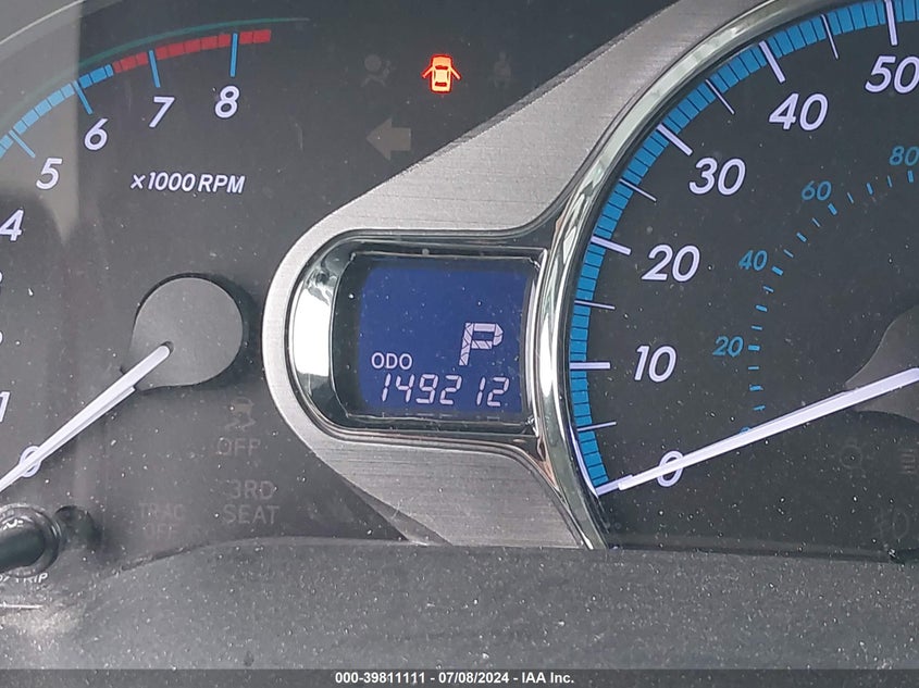 2012 Toyota Sienna Xle V6 8 Passenger VIN: 5TDYK3DC2CS188850 Lot: 39811111