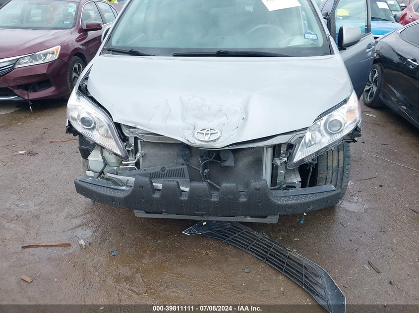 2012 Toyota Sienna Xle V6 8 Passenger VIN: 5TDYK3DC2CS188850 Lot: 39811111