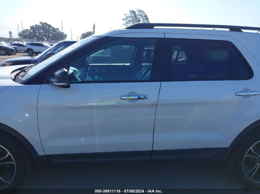 2013 Ford Explorer Sport VIN: 1FM5K8GT7DGC86355 Lot: 39811116