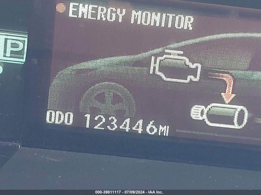 2012 Toyota Prius VIN: JTDKN3DU2C5411268 Lot: 39811117