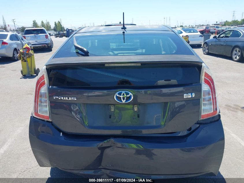 2012 Toyota Prius VIN: JTDKN3DU2C5411268 Lot: 39811117