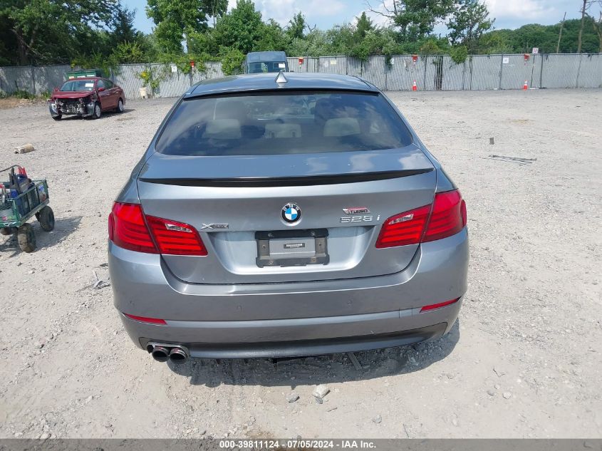 2013 BMW 528I xDrive VIN: WBAXH5C55DD108024 Lot: 39811124