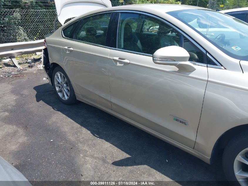 2017 FORD FUSION ENERGI TITANIUM - 3FA6P0SU8HR209669