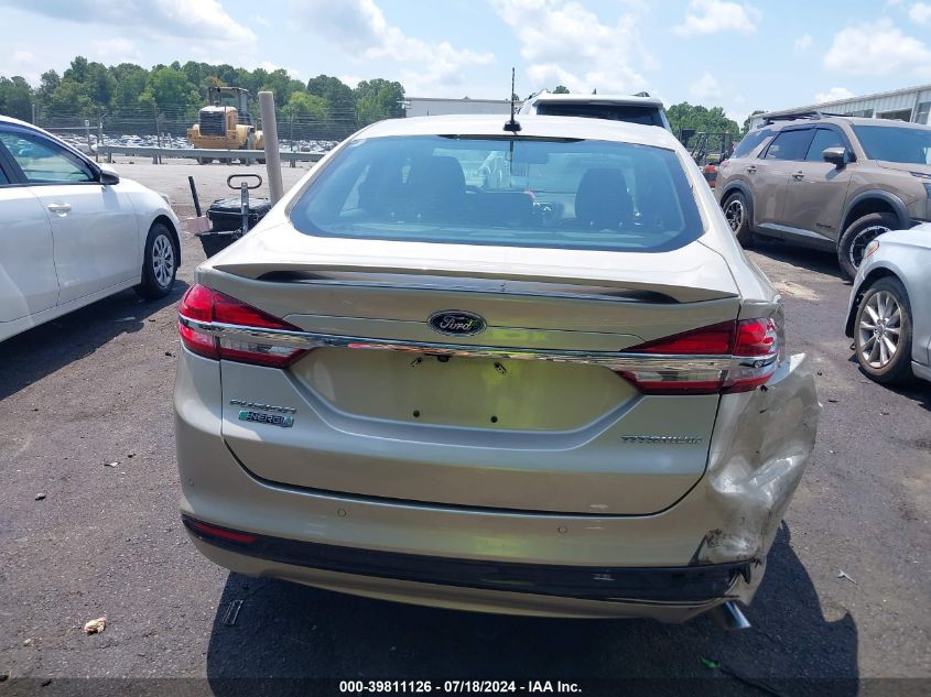 2017 FORD FUSION ENERGI TITANIUM - 3FA6P0SU8HR209669