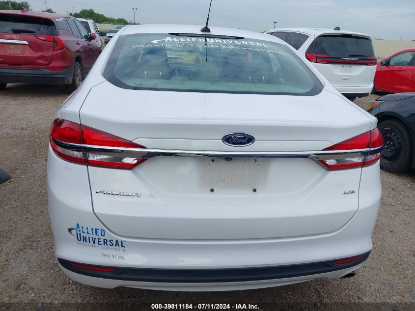 2018 Ford Fusion Se VIN: 3FA6P0H76JR163153 Lot: 39811184