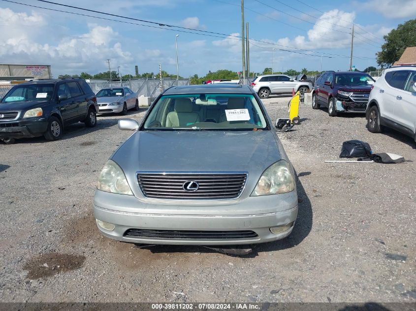 2002 Lexus Ls 430 VIN: JTHBN30F020091031 Lot: 39811202