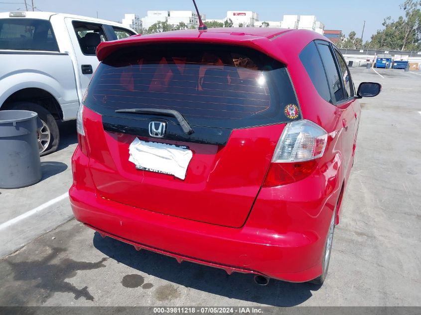 2010 Honda Fit Sport VIN: JHMGE8H42AC005592 Lot: 39811218