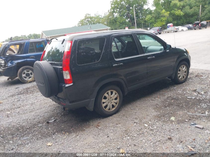 2005 Honda Cr-V Se VIN: SHSRD78905U327653 Lot: 39811238