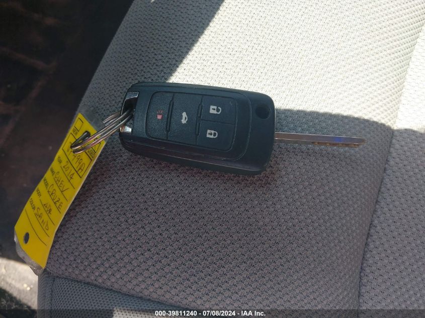 2014 Chevrolet Cruze Lt VIN: 1G1PC5SB9E7234792 Lot: 39811240