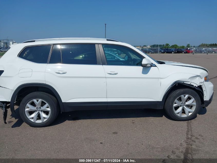 2018 Volkswagen Atlas 3.6L V6 Se VIN: 1V2KR2CA0JC515836 Lot: 39811247