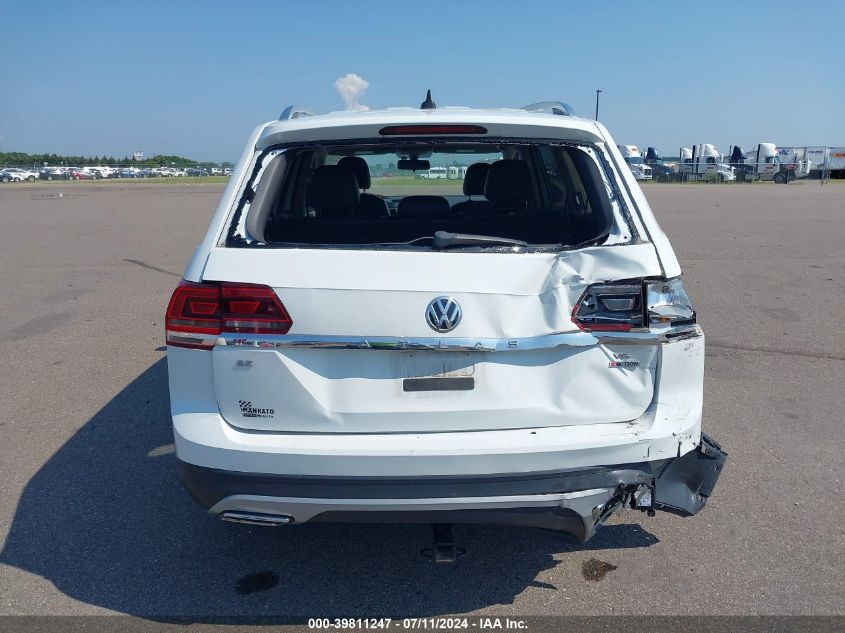 2018 Volkswagen Atlas 3.6L V6 Se VIN: 1V2KR2CA0JC515836 Lot: 39811247