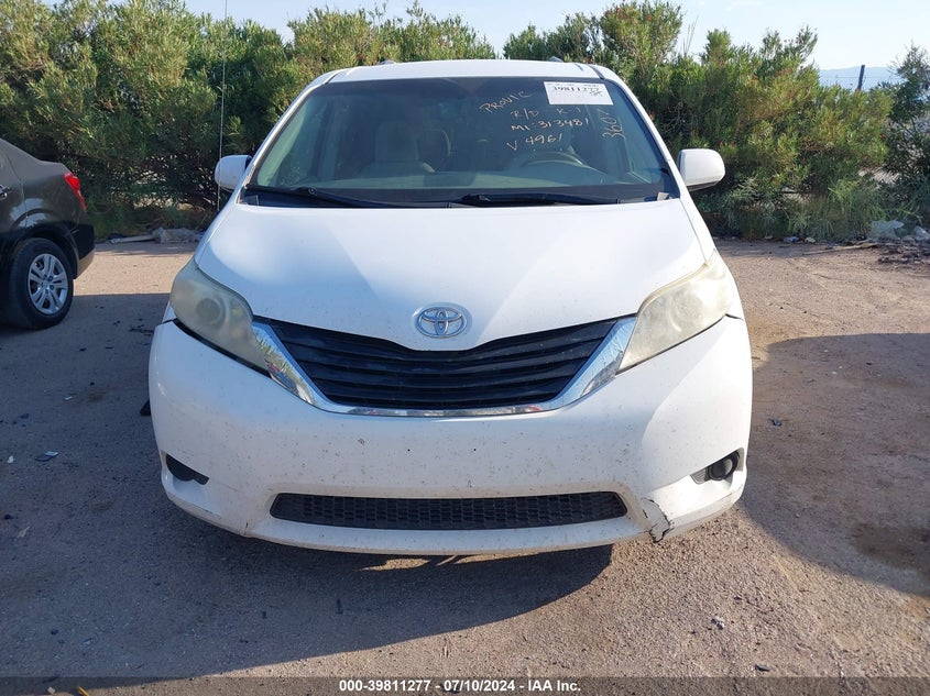 2011 Toyota Sienna Le V6 VIN: 5TDKK3DC2BS014961 Lot: 39811277