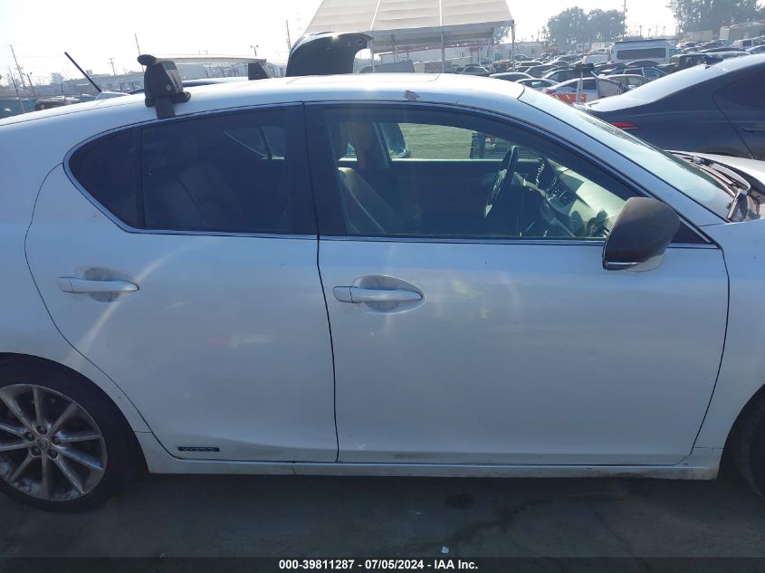 2013 Lexus Ct 200H VIN: JTHKD5BH9D2124838 Lot: 39811287