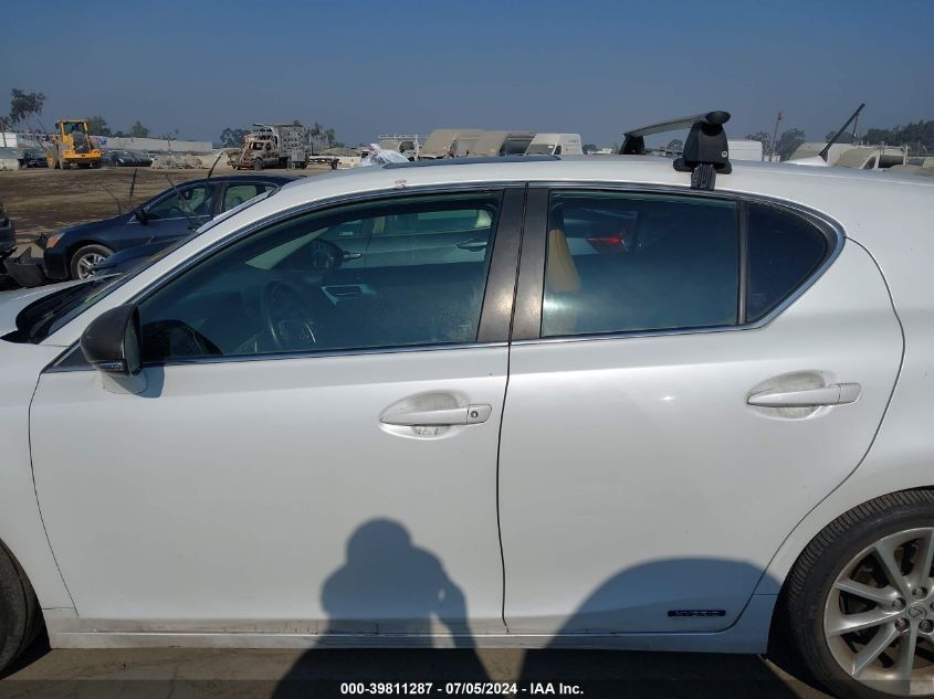 2013 Lexus Ct 200H VIN: JTHKD5BH9D2124838 Lot: 39811287