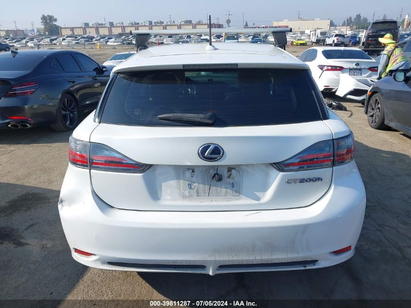 2013 Lexus Ct 200H VIN: JTHKD5BH9D2124838 Lot: 39811287