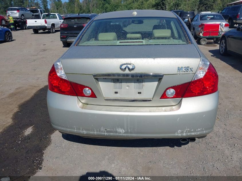 2006 Infiniti M35X VIN: JNKAY01F86M262395 Lot: 39811290