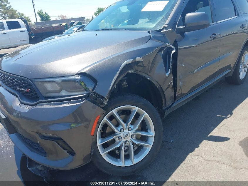 2021 Dodge Durango Gt Awd VIN: 1C4RDJDG9MC599462 Lot: 39811291