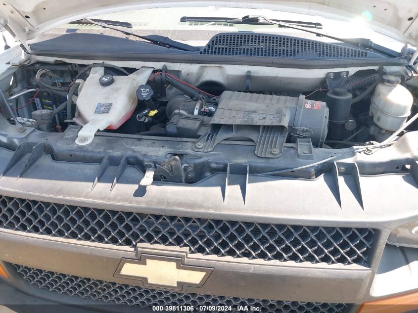 2010 Chevrolet Express 2500 Work Van VIN: 1GCZGFBAXA1175427 Lot: 39811306