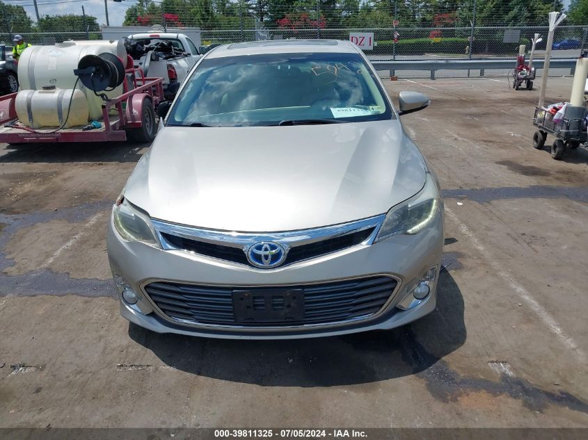 2013 Toyota Avalon Hybrid Limited VIN: 4T1BD1EB1DU015842 Lot: 39811325