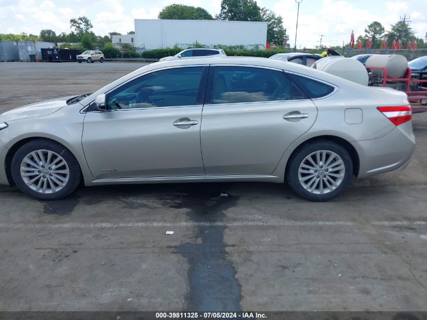 2013 Toyota Avalon Hybrid Limited VIN: 4T1BD1EB1DU015842 Lot: 39811325