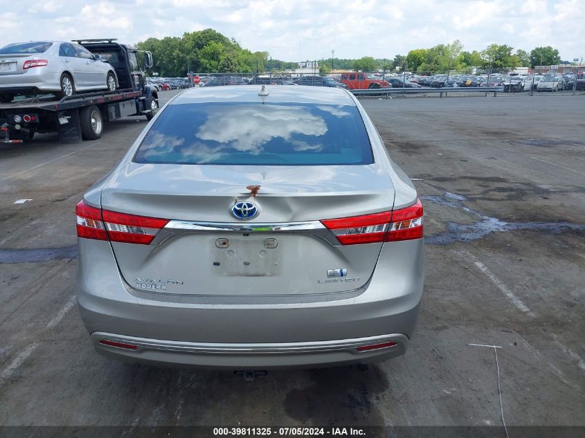 2013 Toyota Avalon Hybrid Limited VIN: 4T1BD1EB1DU015842 Lot: 39811325